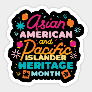 National Asian American and Pacific Islander Heritage Month Sticker